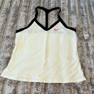 Nike tennis tank white size medium